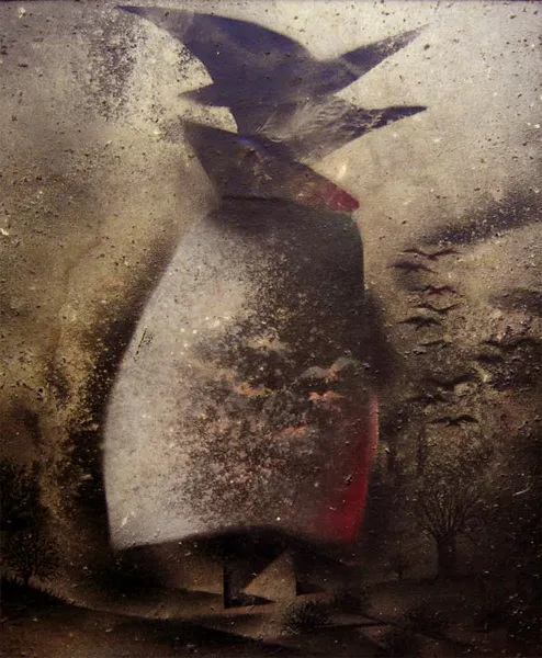 Man in a Hat, painting by Jean-Marie Munier