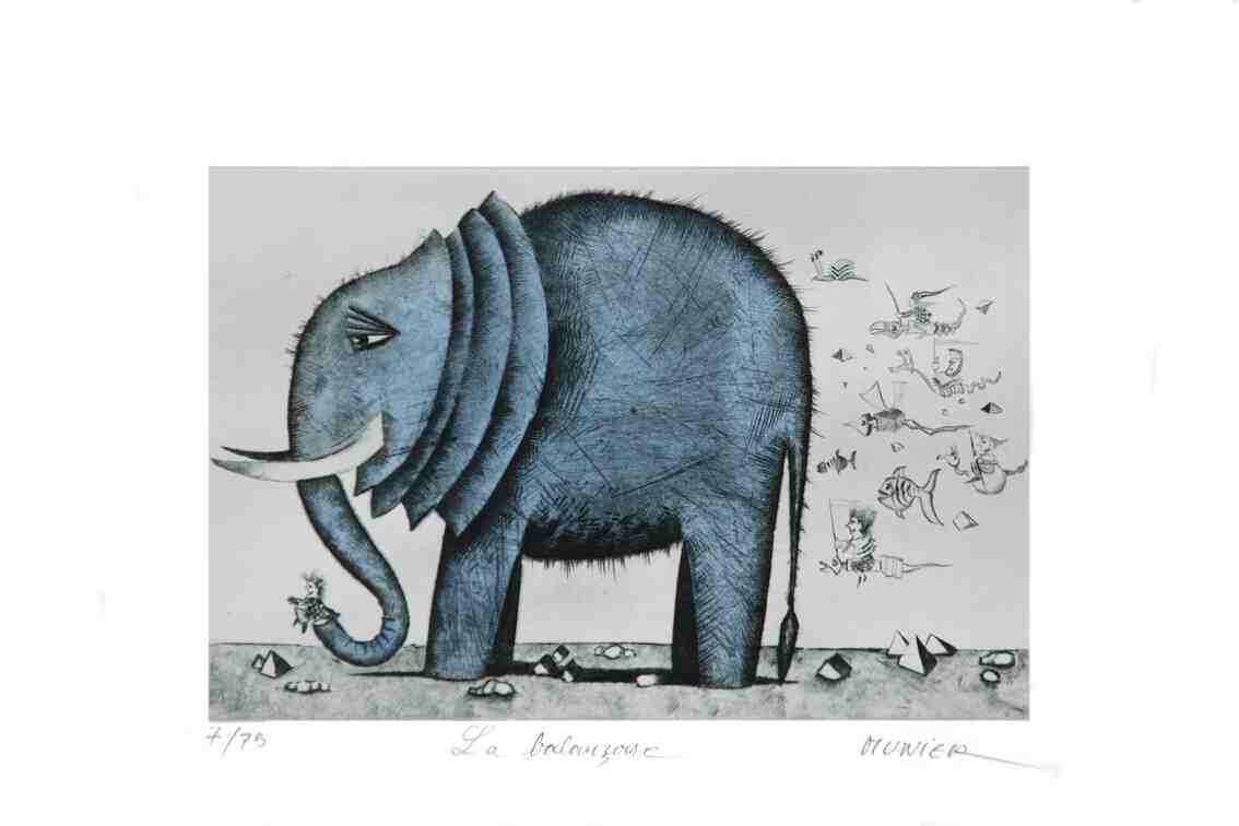 Elephant Bleu